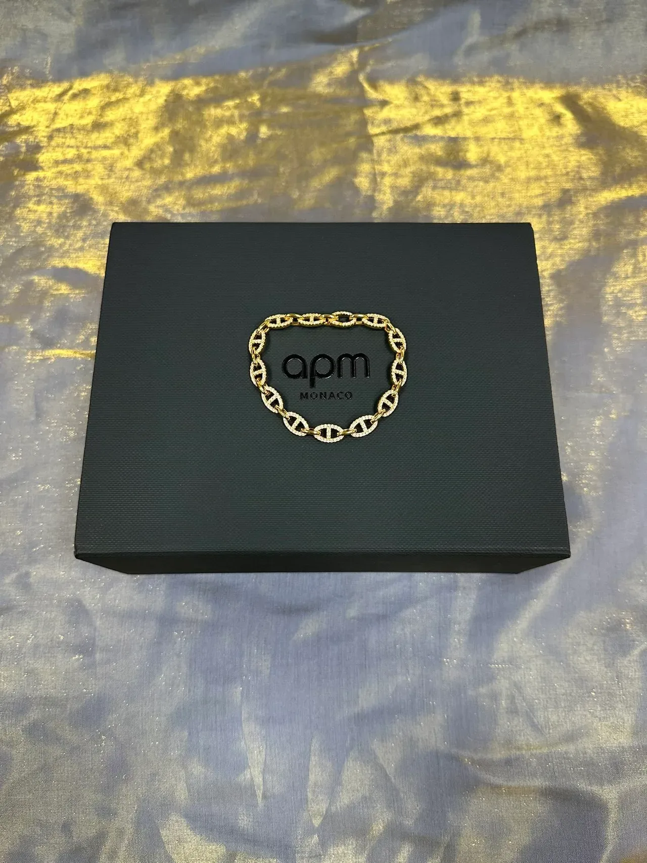 Gold-Toned Oval-Link Chain Bracelet 6
