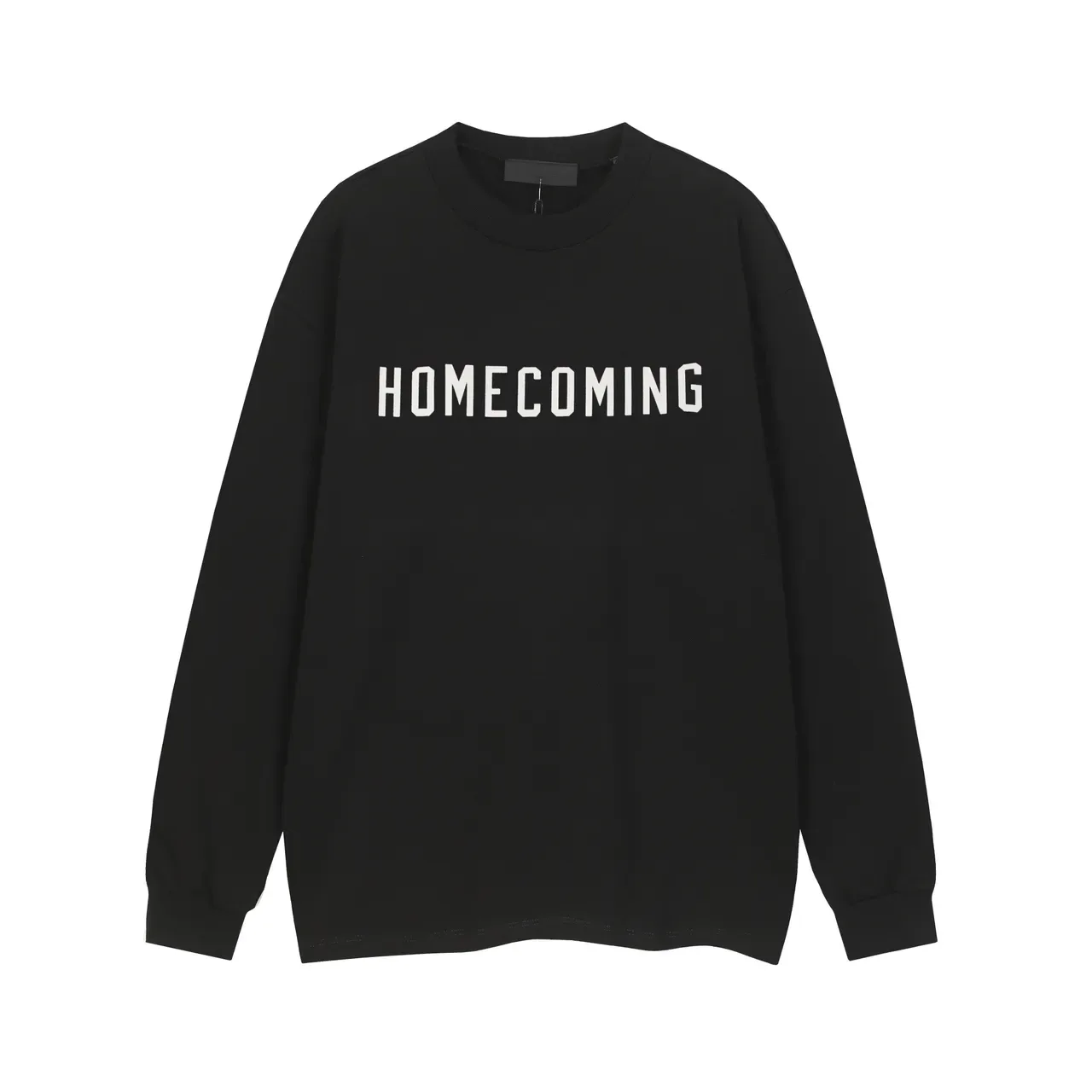 Graphic Print Crewneck Long-Sleeve Top 2