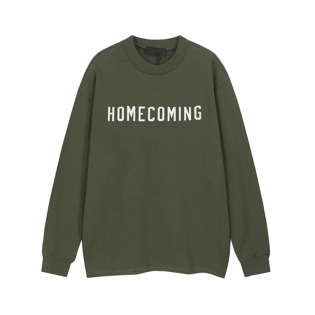 Graphic Print Crewneck Long-Sleeve Top 4