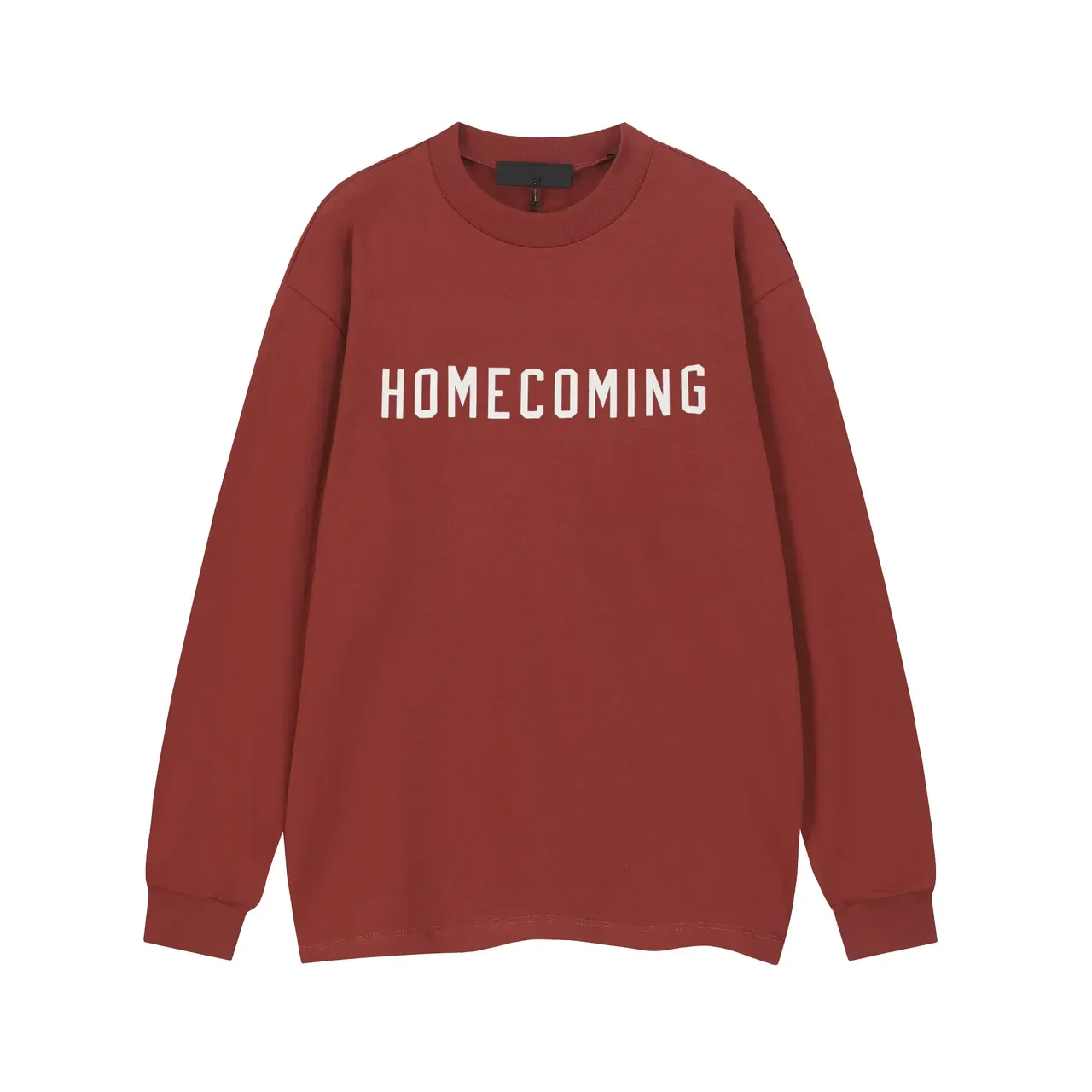 Graphic Print Crewneck Long-Sleeve Top 6