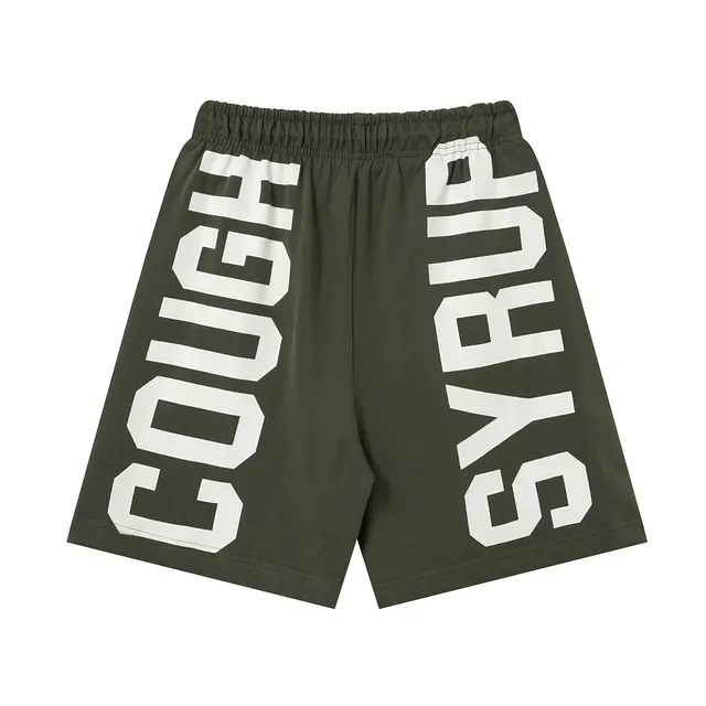Graphic-Print Elastic-Waist Drawstring Shorts 7