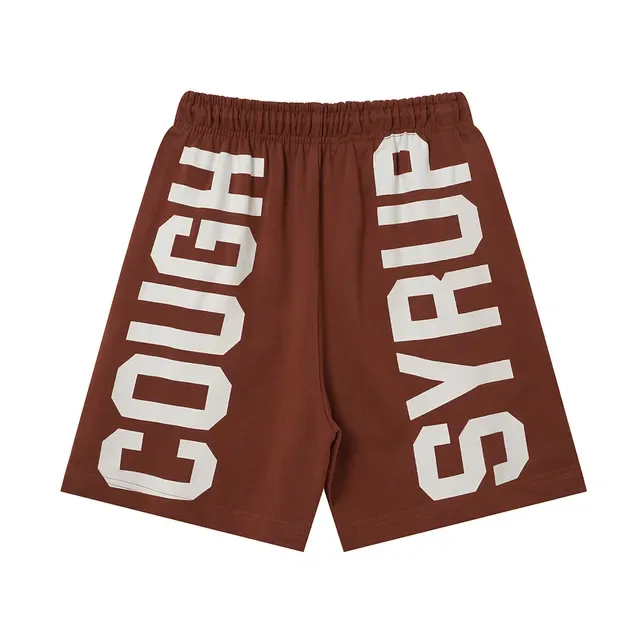 Graphic-Print Elastic-Waist Drawstring Shorts 10