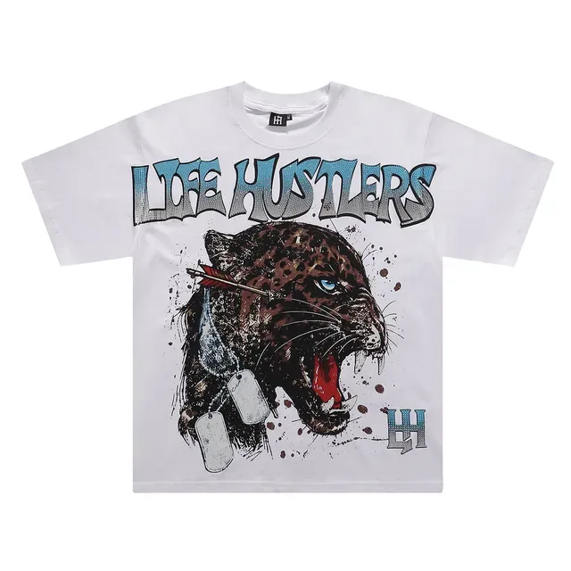 Graphic-Print Oversized Leopard T-Shirt 3