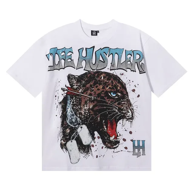 Graphic-Print Oversized Leopard T-Shirt 7
