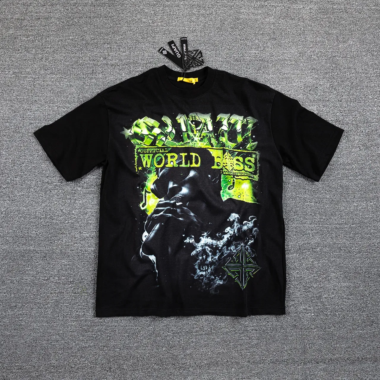 GUAPI World Bass Graphic Collage T-Shirt 2