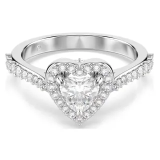 Heart-Shaped Halo Pavé Split Shank Ring
