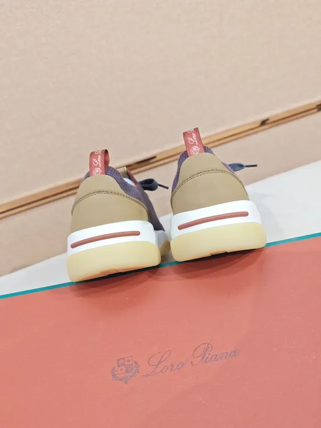 Knit Upper Suede Toe Cap Layered Midsole Lifestyle Sneaker 3
