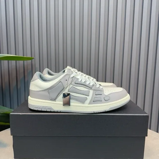 Light Gray and Off-White Layered Overlay Lifestyle Sneakers 7