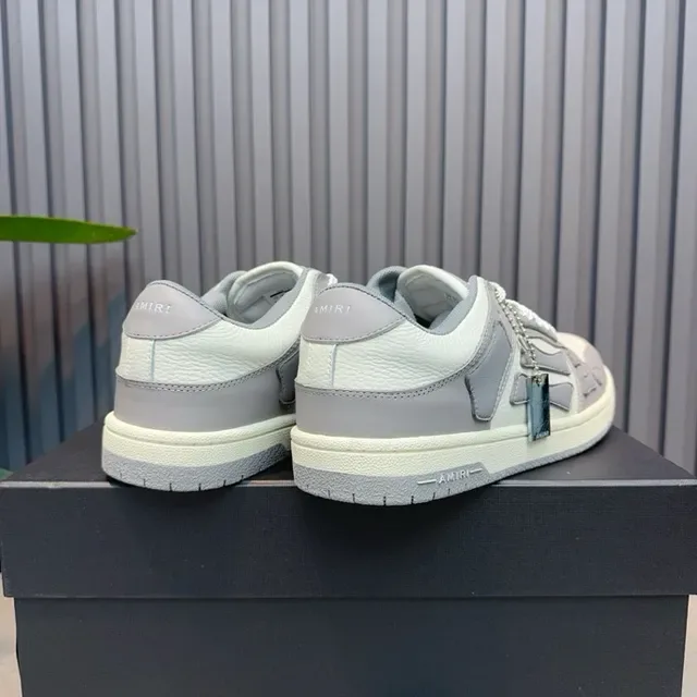 Light Gray and Off-White Layered Overlay Lifestyle Sneakers 9