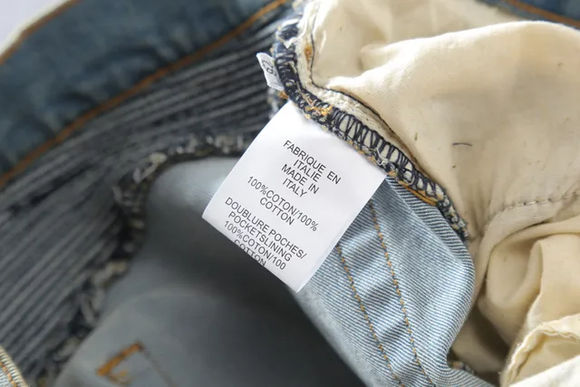 Light-Wash Distressed Moto-Panelled Zip-Pocket Jeans 5