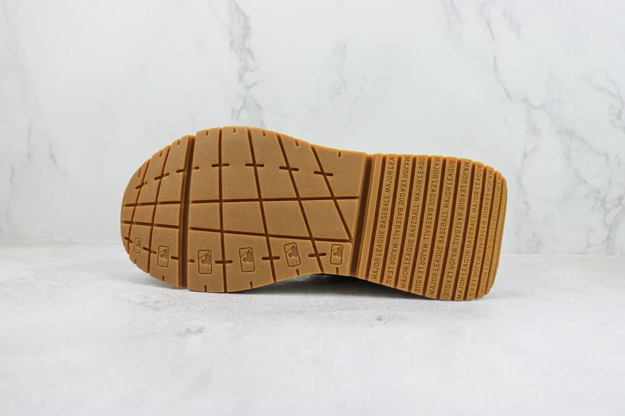 MLB Beige Brown Retro-Modern Layered Midsole Lifestyle Sneakers 8