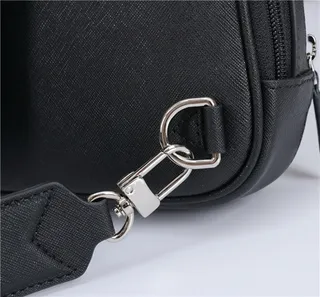 Montblanc Structured Black Messenger Bag 5