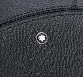 Montblanc Structured Black Messenger Bag 9