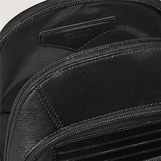 Montblanc Structured Black Messenger Bag 11