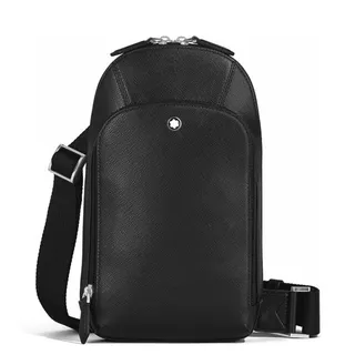 Montblanc Structured Black Messenger Bag 16