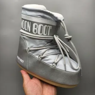 Moon Boot Classic Metallic Silver Snow Boots