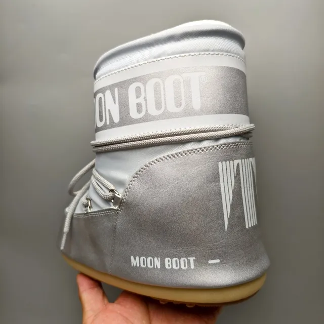 Moon Boot Classic Metallic Silver Snow Boots 4