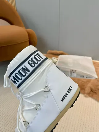 Moon Boot Classic White Snow Boots 3