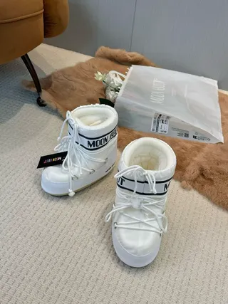 Moon Boot Classic White Snow Boots 5
