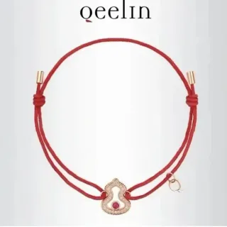 oeelin سوارة حبل أحمر ذهبي هاردوير