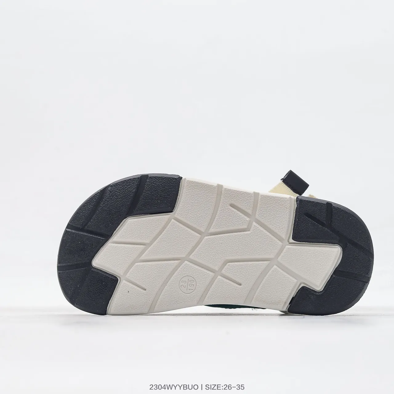 Off-White Beige Green Black Strap Casual Sandals 16