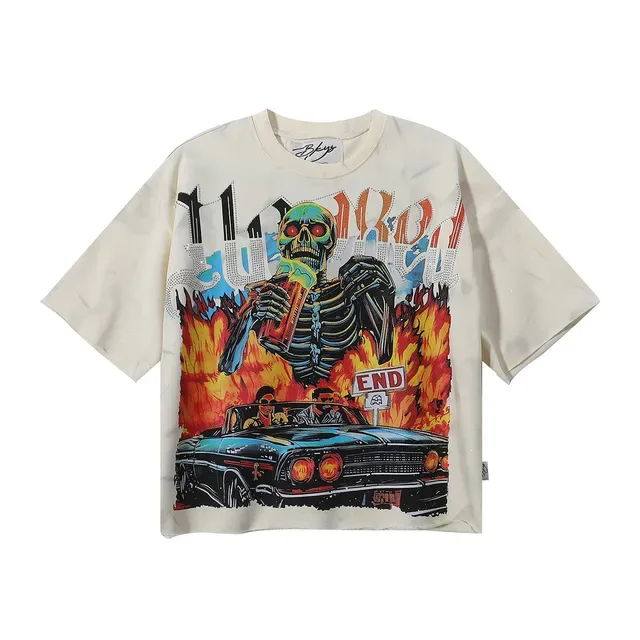 Off-White Graphic Print Oversized T-Shirt 3