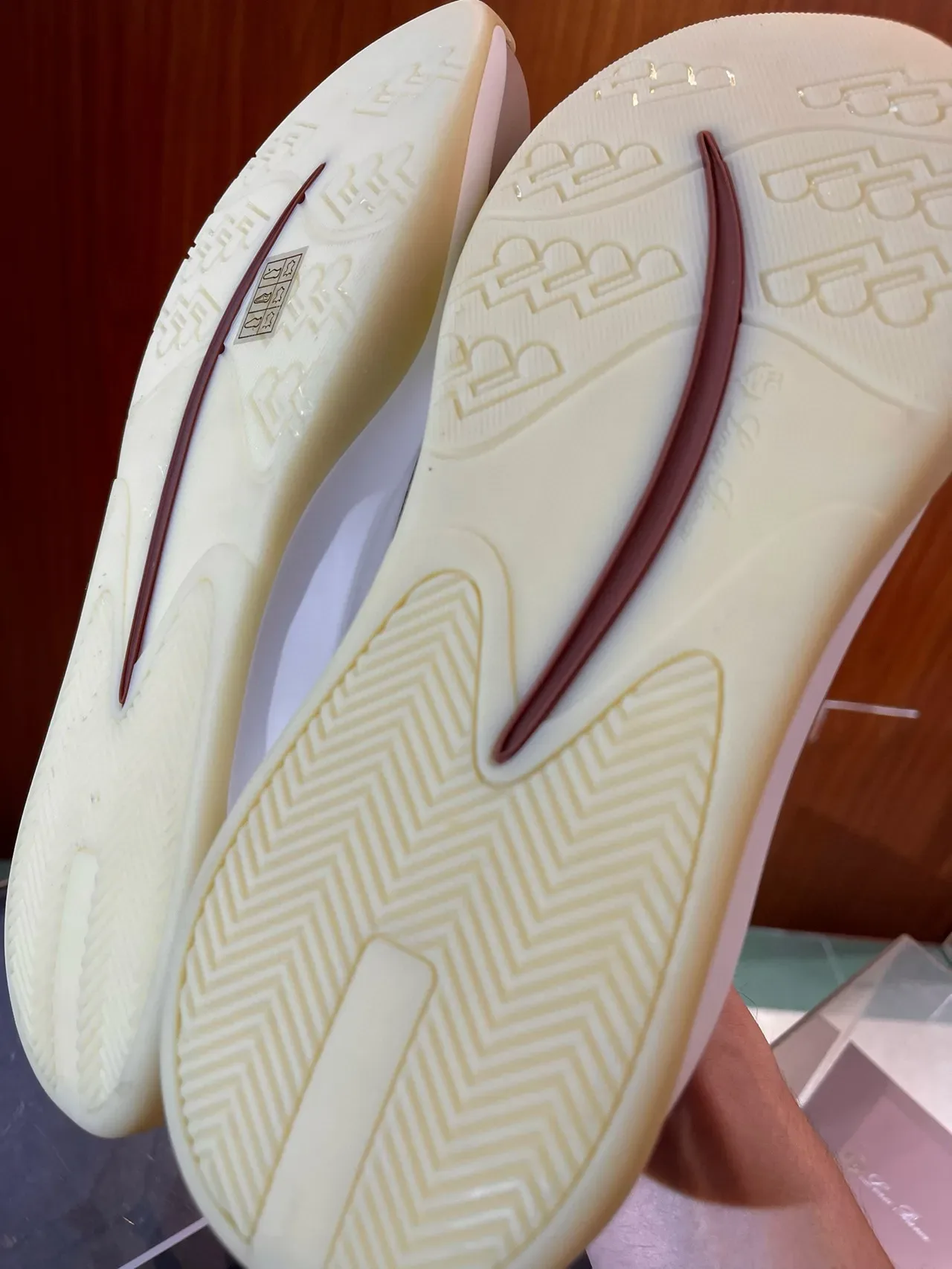 Off-White Mesh and Leather Panel Sneaker 8