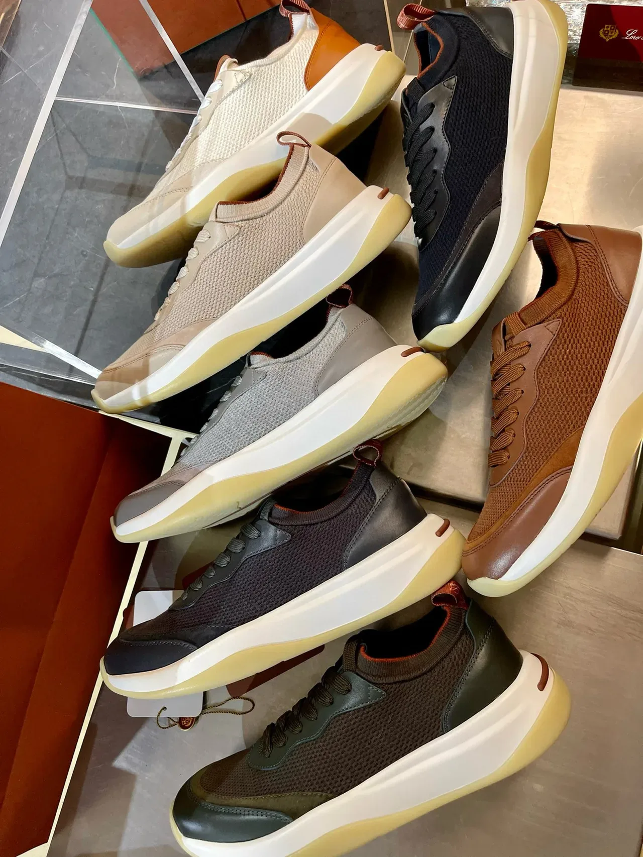 Off-White Mesh and Leather Panel Sneaker 9
