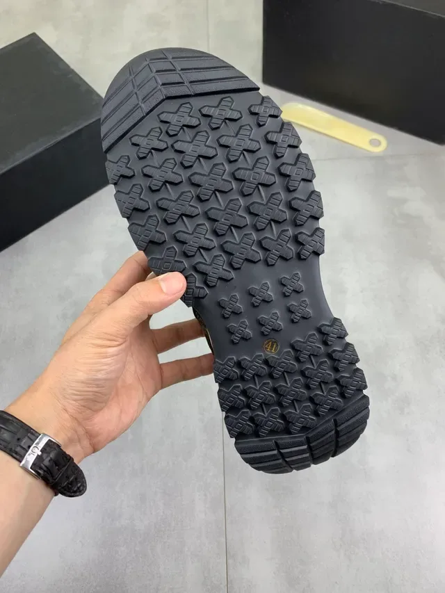 Olive Green Knit and Suede Lifestyle Sneaker 2
