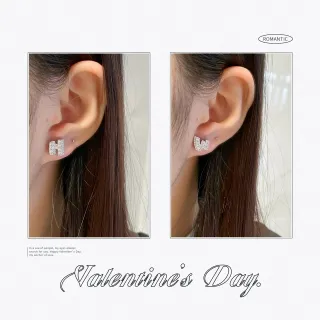 Pavé Letter 'H' and 'W' Stud Earrings