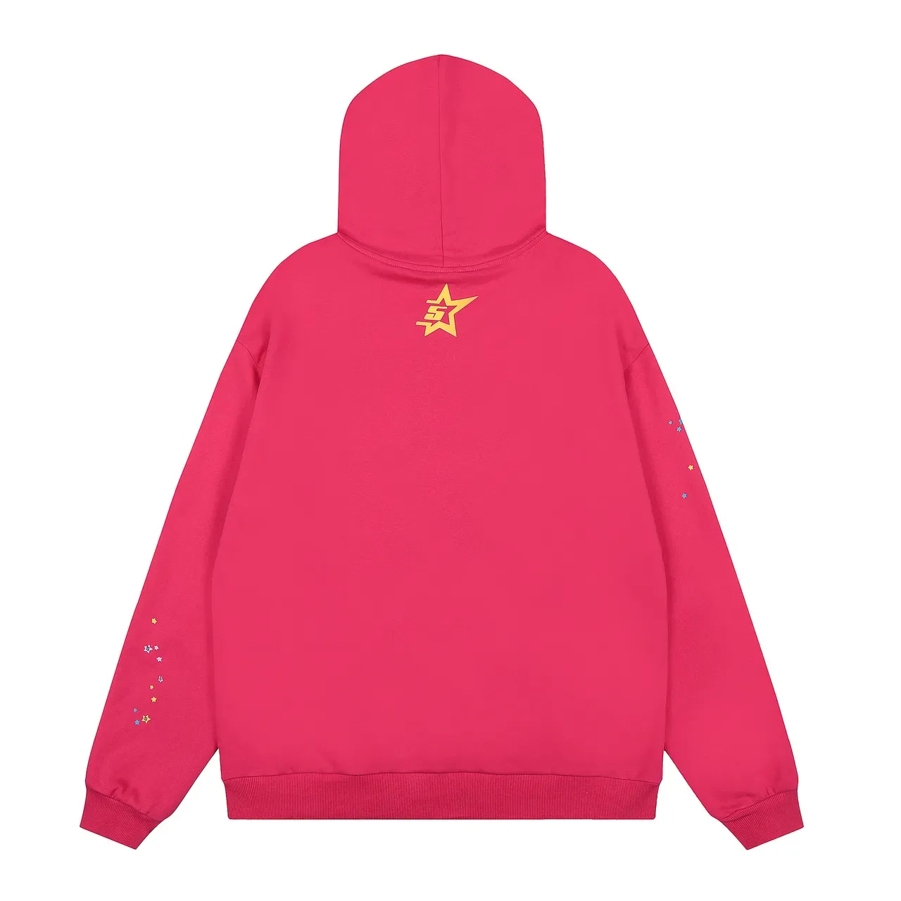 Pink Black Graphic-Print Hooded Tracksuit 3