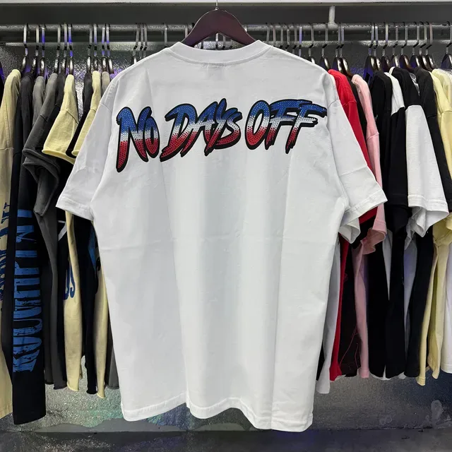 Red Black Graphic Front Print Bold Back Text T-Shirt 8
