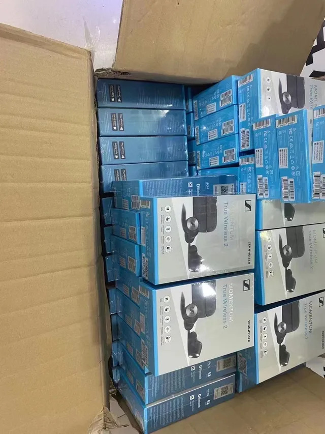 Sennheiser Momentum True Wireless Preto Prata Matte Circular Faceplates TWS Fones de Ouvido 8