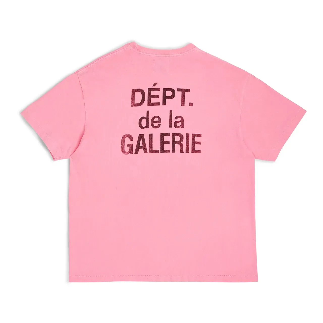 Solid Color Back-Printed Crew-Neck Short-Sleeve T-Shirt 15