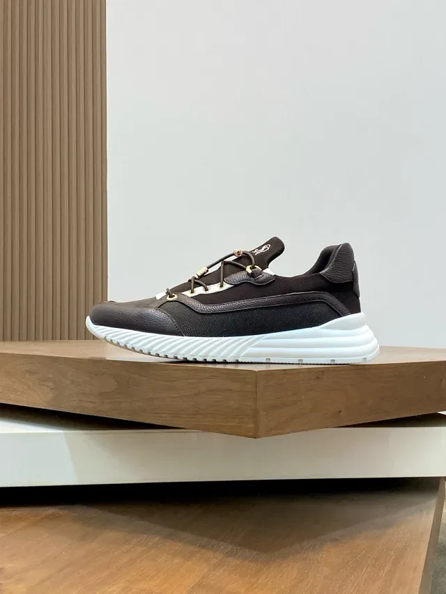 Stefano Ricci Brown and White Lifestyle Sneakers 3