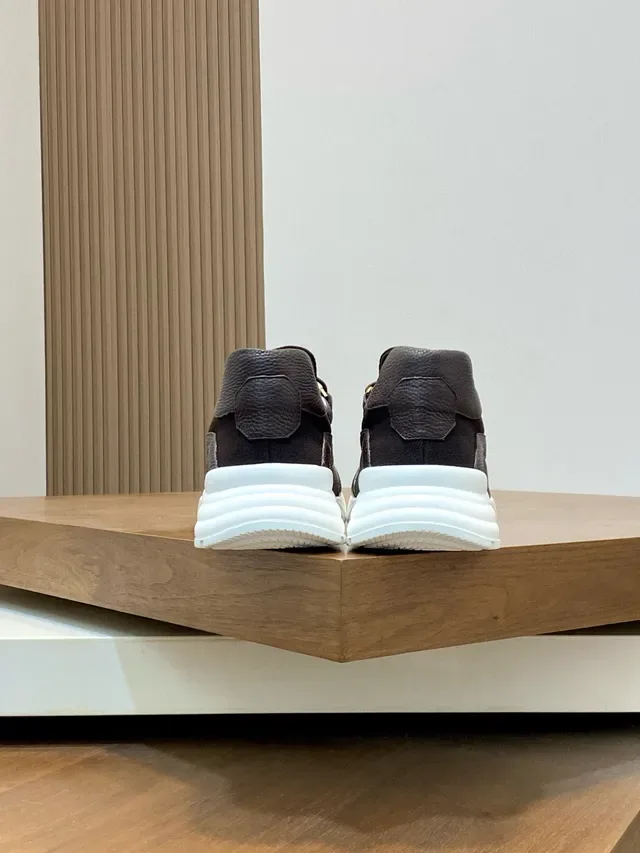 Stefano Ricci Brown and White Lifestyle Sneakers 8