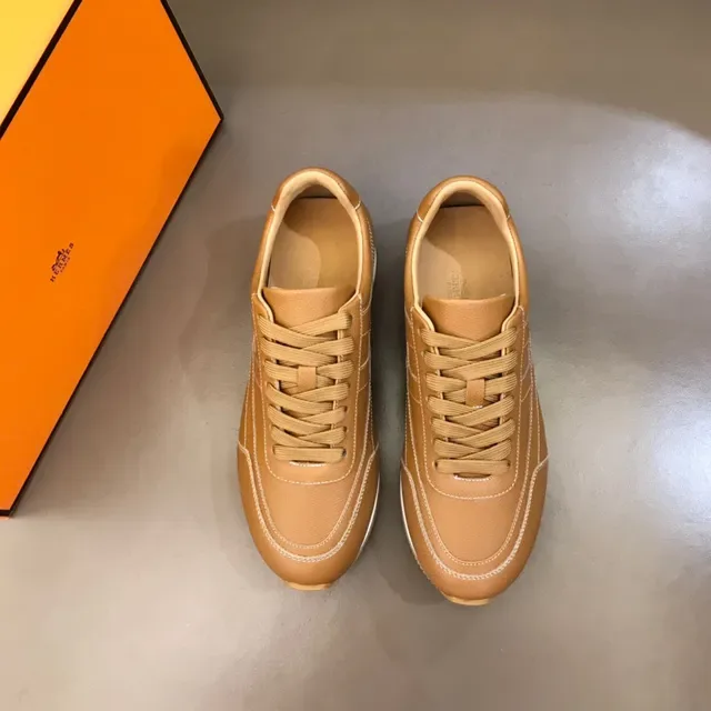 Tan Panelled Low-Top Lace-Up Lifestyle Sneaker 9