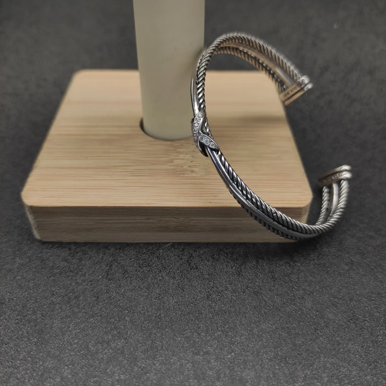 Twisted Rope Cable Cuff Bracelet 2