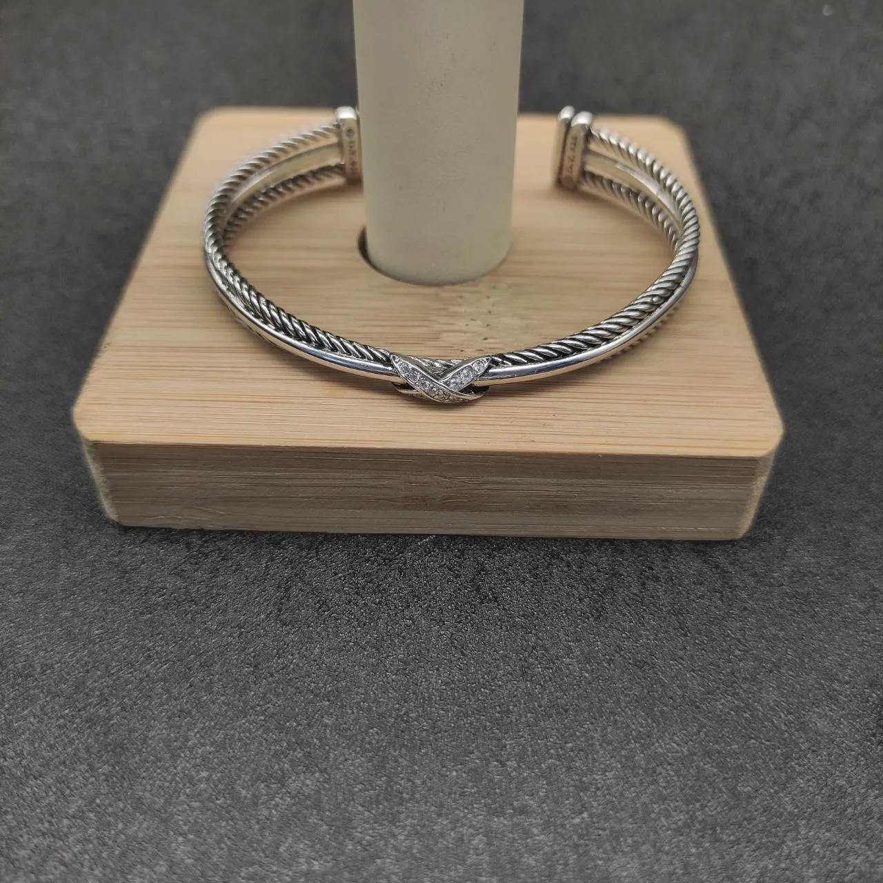Twisted Rope Cable Cuff Bracelet 3