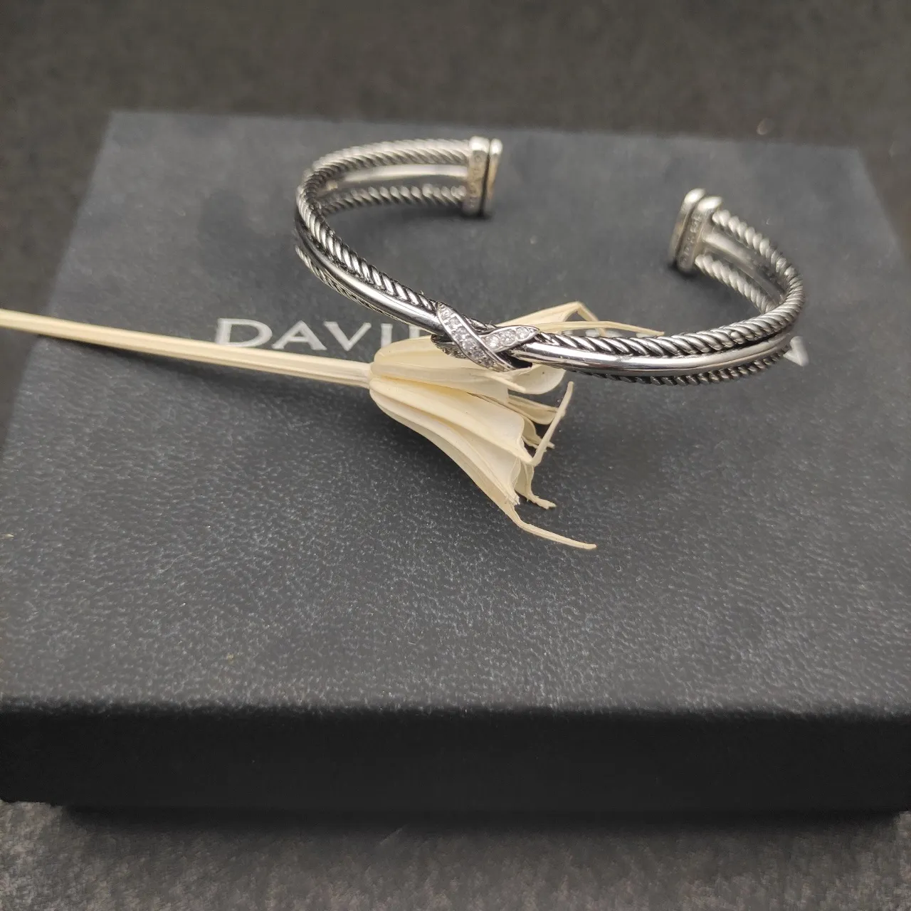Twisted Rope Cable Cuff Bracelet 4