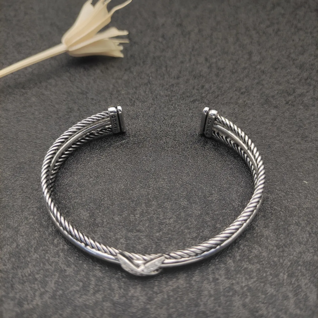 Twisted Rope Cable Cuff Bracelet 7