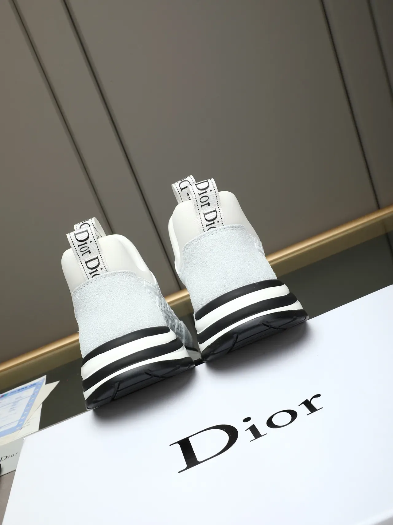 White Embossed Monogram Lifestyle Sneaker 3