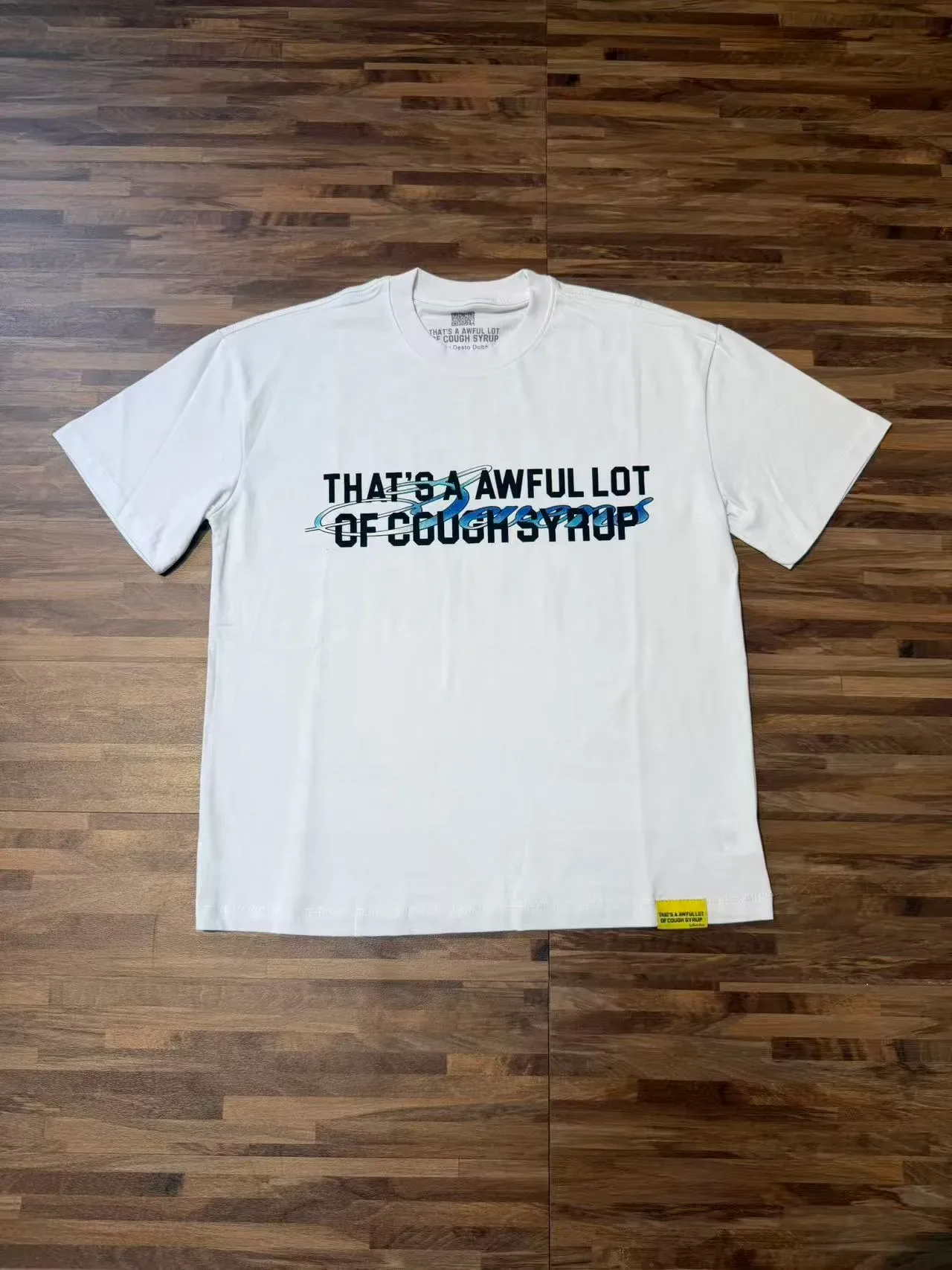White Graphic-Print Oversized Double-Sided T-Shirt 3