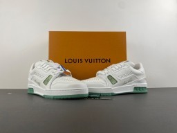 White Green Perforated Upper Mint Contrast Sole Lifestyle Sneakers 13
