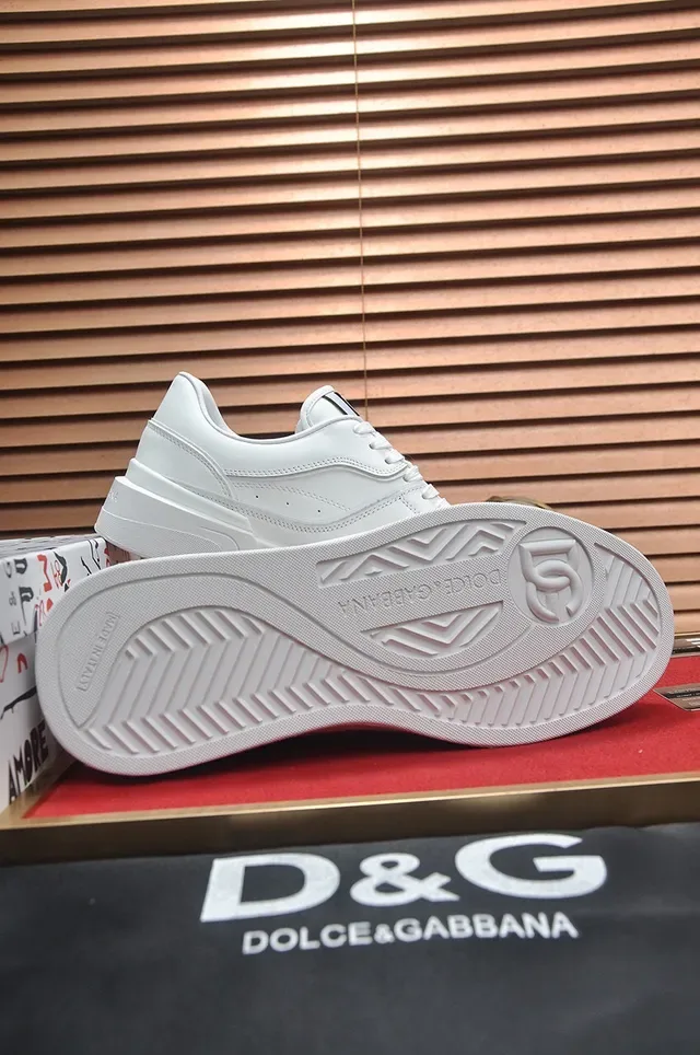 White Paneled Platform Lifestyle Sneaker 4