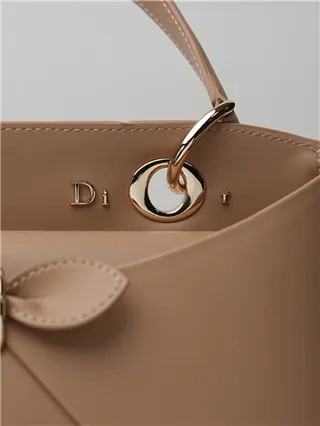 White Structured Top-Handle Geometric Paneling Handbag 7