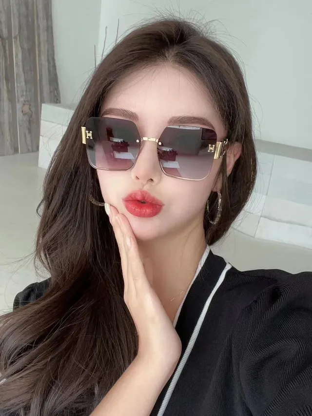Gentle Monster H-Series Oversized Gradient Pink-Red Sunglasses 3