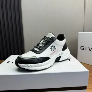 Givenchy City Sport أحذية رياضية كاجوال أبيض أسود كبيرة الحذوة