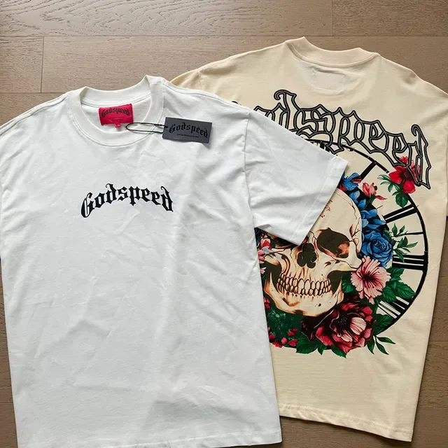Godspeed Arch Logo Crew Neck T-Shirt 12