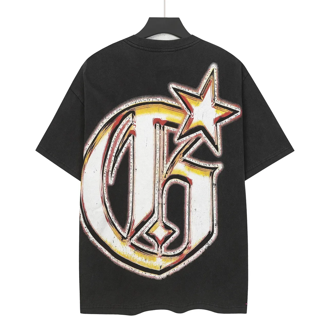 Godspeed Art Dept Graphic Oversized Black T-Shirt 3